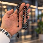Turkuaz Kırmızı Kakmalı Caretta Görünümlü Tesbih